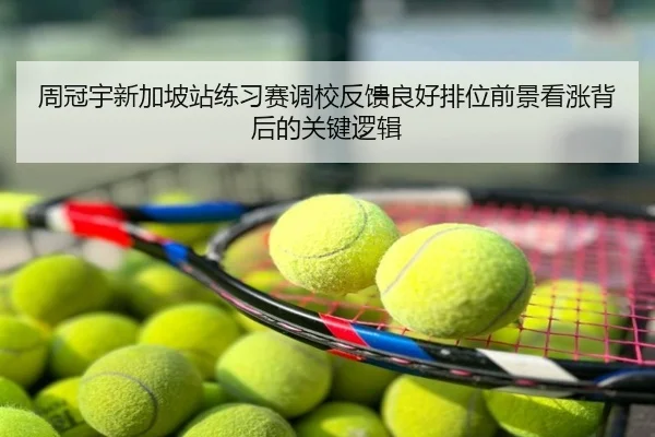 周冠宇新加坡站练习赛调校反馈良好排位前景看涨背后的关键逻辑